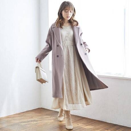 レース切替ロングワンピース | ミッシュマッシュ(MISCH MASCH  