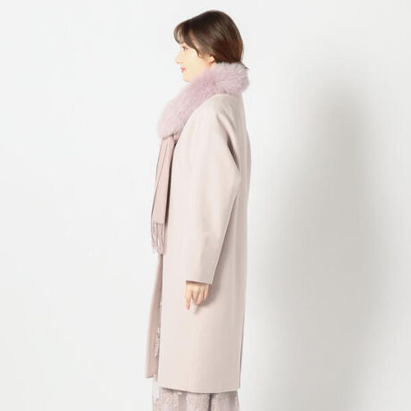 ４ｗａｙファー付ノーカラーコート ミッシュマッシュ Misch Masch 875300073452302 ファッション通販 マルイウェブチャネル