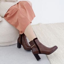 ストーム付きチェーンアンクルブーツ/21464