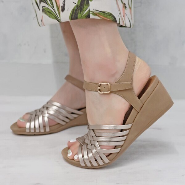 メッシュストラップサンダル/21499