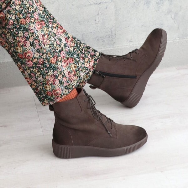 おしゃれで暖かい【撥水】【卑弥呼25AW】ファースノーブーツ/ 657401