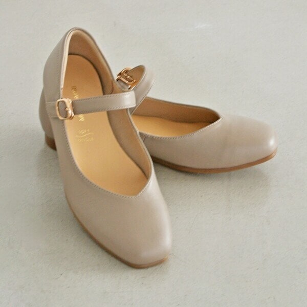 【本革】Vカットストラップシューズ/6720