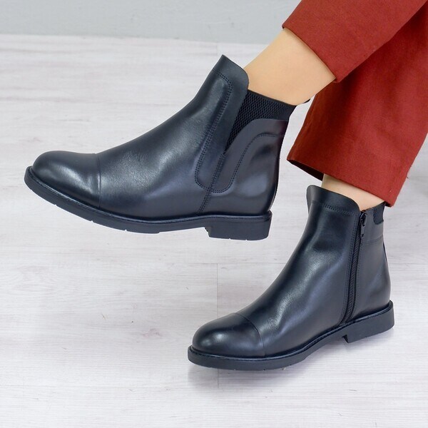 HIMIKO ショートブーツ SALE/20％OFF】【撥水】【卑弥呼】サイドVカットショートブーツ