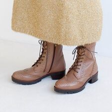 モードカオリ(MODE KAORI)のメダリオンレースアップブーツ/21534