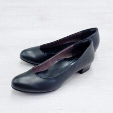 【本革】ブラックパンプス/8500