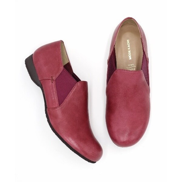 モードカオリ/スリッポンシューズ(サイドゴア／ソフトインソール／2ｃｍヒール） スリッポンシューズ(サイドゴア／ソフトインソール／2cmヒール