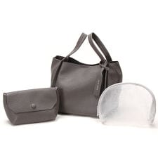 カシュカシュ(cache cache)のcache cache カシュカシュ / ミニショルダー付きソフトレザー調ミニトートバッグ