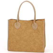 【A4収納可能】カシュカシュ / 丸手根革スクエアトートバッグ