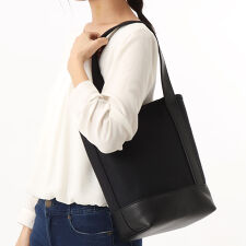 スマホショルダー カシュカシュ / スマホショルダー付きワンハンドルパーテーショントートバッグ