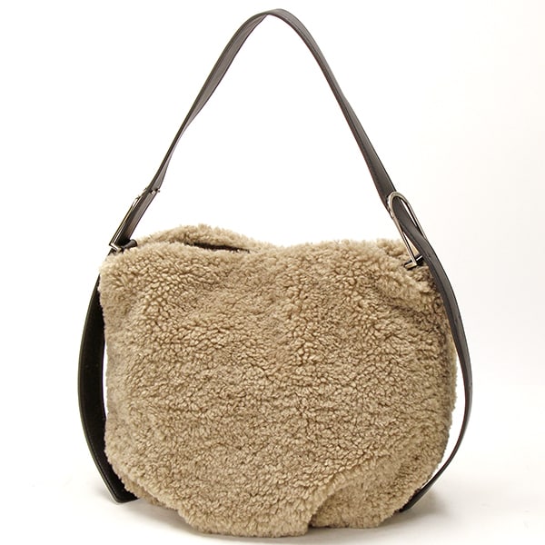 Nananoel 】olive メッシュ生地ノットハンドルバッグ A4対応