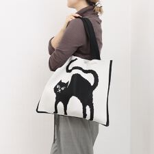 カシュカシュ cachecache / アニマルモチーフニットトート