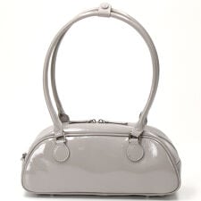 【non-no 1・2月合併号掲載】カシュカシュ cachecache / 横長エナメルボストン