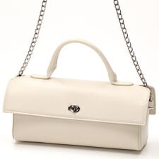 カシュカシュ(cache cache)のカシュカシュ  / 横長スムース2wayショルダーバッグ 入学式 卒業式 オケージョン