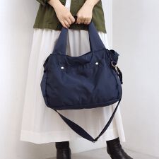 【軽量 A４収納】カシュカシュ cachecache / ナイロンタウン2wayボストンバッグ