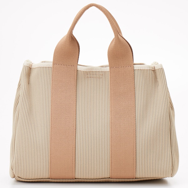 カシュカシュ cachecache / ジャガードニットスクエアビッグトート