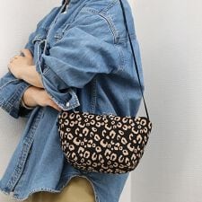 カシュカシュ cachecache / ニットジャガード舟形ショルダー