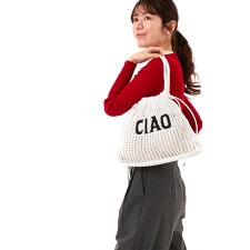 カシュカシュ cachecache / メッセージラメニット2wayバッグ