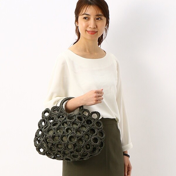 ハンドメイド 巾着BIGバッグ キャスキッドソンブーケ柄 花柄