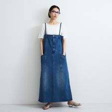 ライトオンスデニムサロペットスカート≪手洗い可能≫ | ビッキー