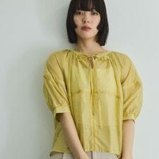 ローンギャザータックブラウス≪洗濯機で洗える≫