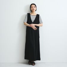 前後2WAYリボンジャンパースカート≪手洗い可能≫