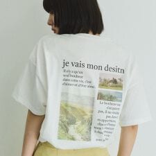 バックプリントオーバーサイズTシャツ≪手洗い可能≫