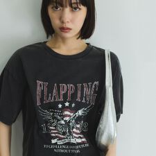 ヴィンテージ加工プリントTシャツ≪洗濯機で洗える≫