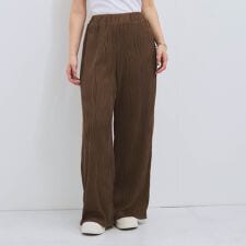 ウェーブパイピングワイドパンツ≪手洗い可能≫