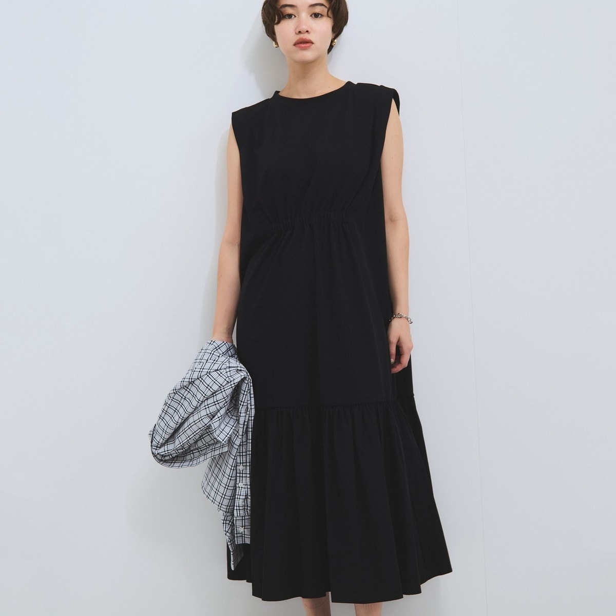 BLACK by moussy - 値下げ　ビッキー vicky サテンブラウス セール】ブライトシアーローンブラウス≪洗濯機で洗える