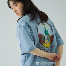 OZTMリンガーバックプリントTシャツ≪洗濯機で洗える≫