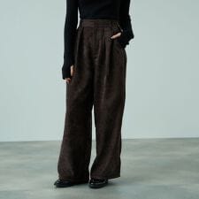 サージ2タックワイドパンツ≪手洗い可能≫