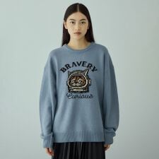 アニマルジャカードニットプルオーバー≪手洗い可能≫