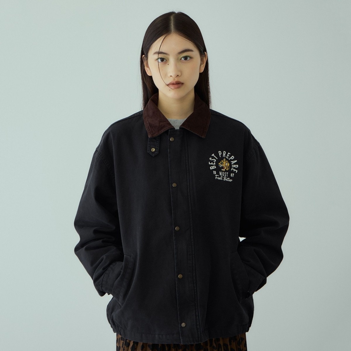 ビッキー（VICKY）/TIGER刺繍ダックジャケット≪手洗い可能≫ TIGER刺繍ダックジャケット≪手洗い可能≫ | ビッキー(VICKY) | マルイ