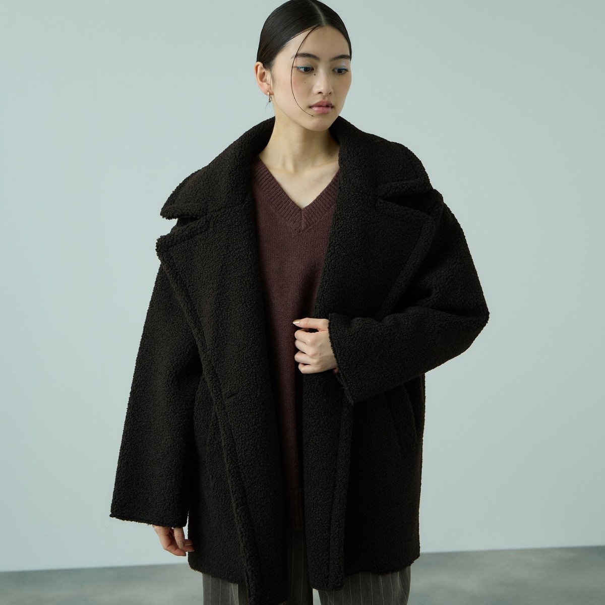 大きいサイズ】ダッフルコート 大きいサイズ レディース アウター