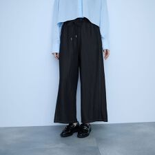 【シーズンレス】ナイロンツイルデニムイージーワイドパンツ