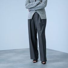 サイドポケットワイドタックパンツ