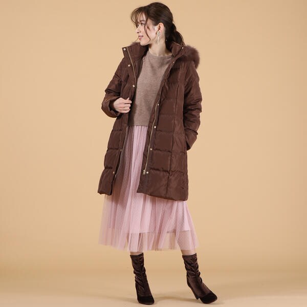 FOXファーツキロングダウン | クイーンズコート(QUEENS COURT