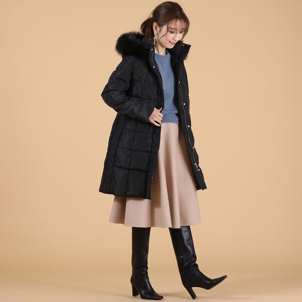 専用　美品　QUEENS COURT　ダウン　フォックスファー　クィーンズコート 楽天市場】FOXファーツキロングダウン／クイーンズコート（QUEENS