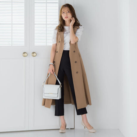 ２ｗａｙベルト付きジレワンピース 洗濯機で洗える クイーンズコート Queens Court 21 ファッション通販 マルイウェブチャネル