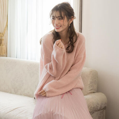 モヘアゆるふわニット クイーンズコート Queens Court 2212 ファッション通販 マルイウェブチャネル