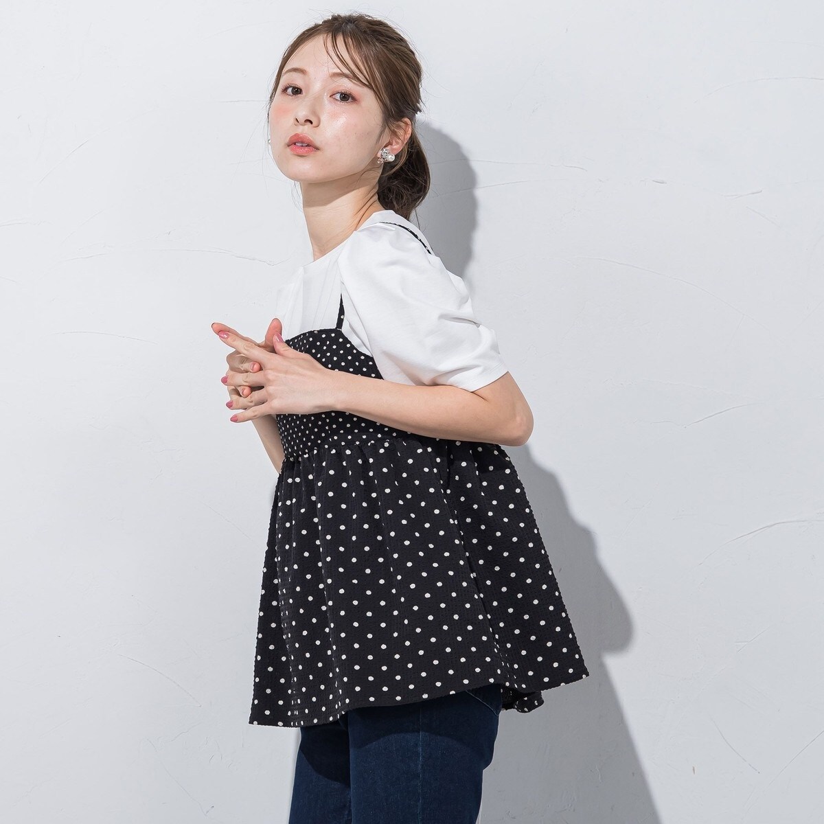 ドットビスチェ≪手洗い可能≫ | クイーンズコート(QUEENS COURT