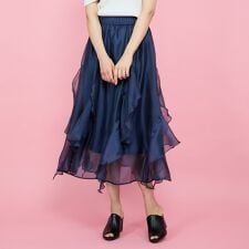 シルキーオーガンジースカート≪手洗い可能≫ | クイーンズコート(QUEENS COURT)