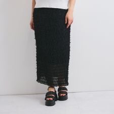 シャーリングシフォンタイトスカート≪手洗い可能≫ | クイーンズコート(QUEENS COURT)