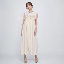 クイーンズコート(QUEENS COURT)のフリルキャミワンピース≪手洗い可能≫