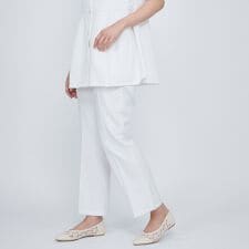 センタープレスストレートパンツ≪セットアップ対応/手洗い可能≫