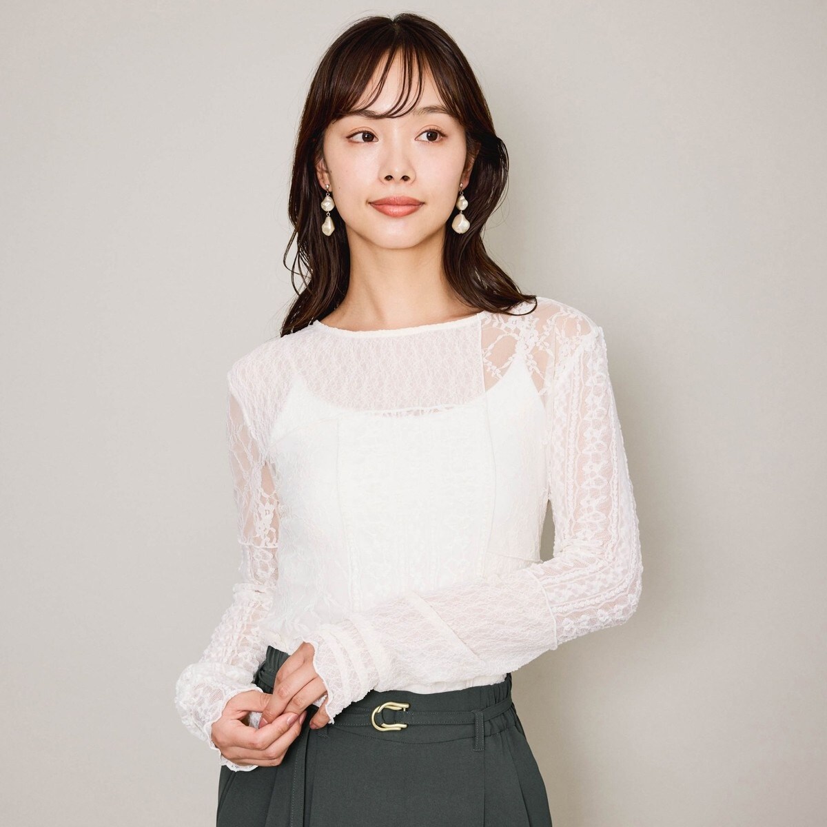 クイーンズコート(QUEENS COURT) レディース Tシャツ