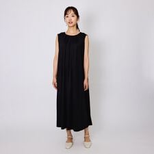 コンフォールポンチタックプリーツワンピース≪洗濯機で洗える≫