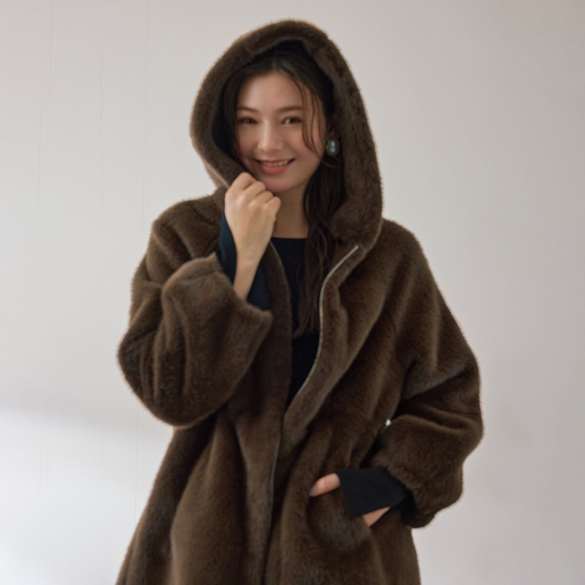 ビッグファージャケット | オーディア ミューズ(Audie a Muses