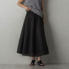 シアーダンボールフレアスカート≪セットアップ対応/手洗い可能≫