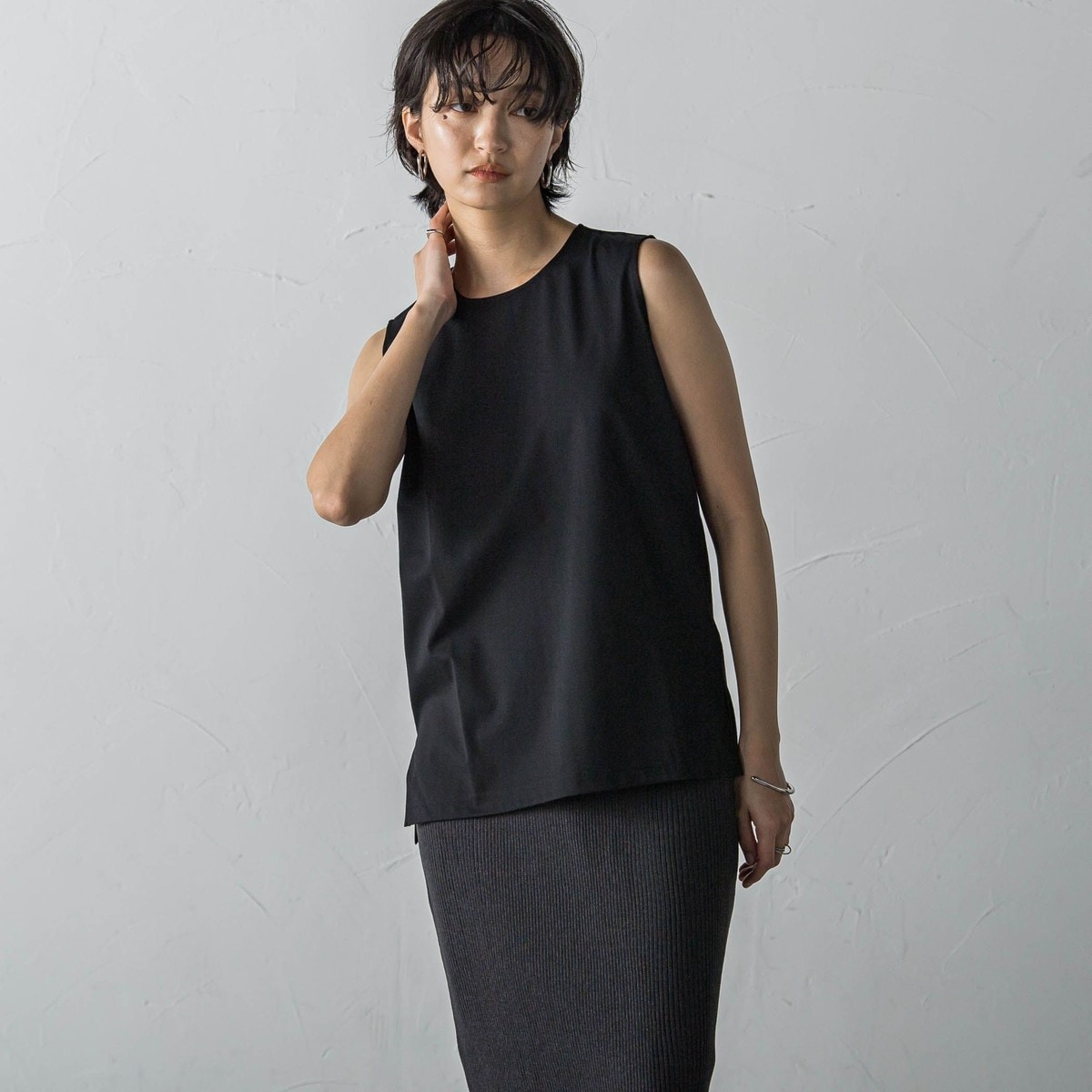 [�}���C]MUTEKI�^���N�g�b�v�����@�Ő􂦂��/���C�\���O���C�iMAYSON GREY�j �u���b�N